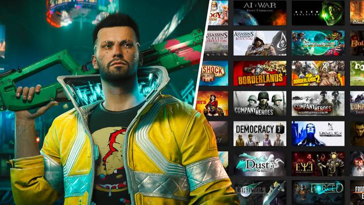 Cyberpunk 2077 publisher giving away 70 free games right now