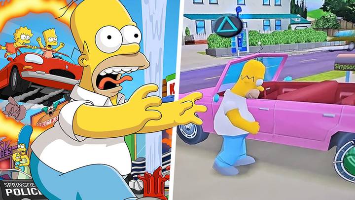 This Simpsons Hit & Run 60fps remaster runs at 4k and is a thing of beauty
