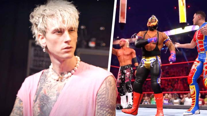 Rapper Machine Gun Kelly Will Apparently Be Playable In 'WWE 2K22’
