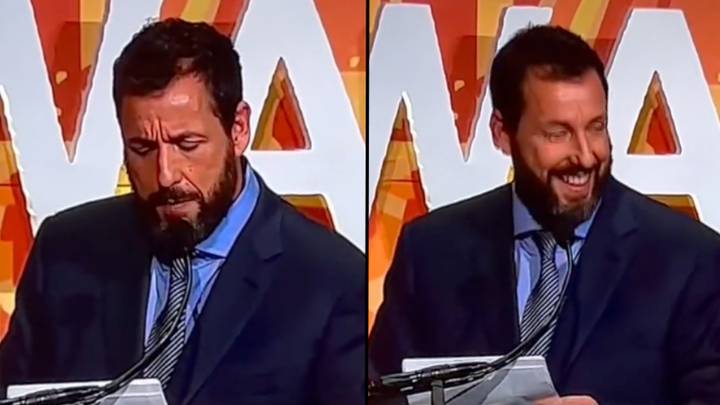 Adam Sandler delivered all-time classic acceptance speech as he celebrates filming career