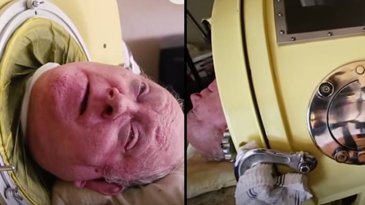 Man living in iron lung for more than 70 years shows what happened when it started 'falling apart'