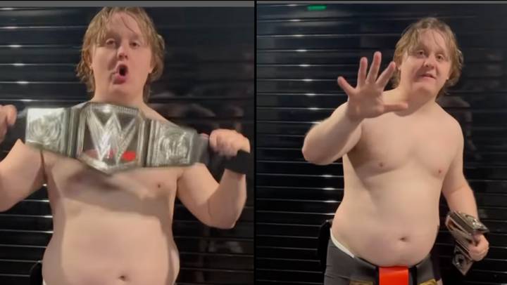 Lewis Capaldi hilariously recreates iconic Booker T WWE video after landing number 1 yet again