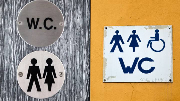 People are only just realising what WC toilet sign actually stands for