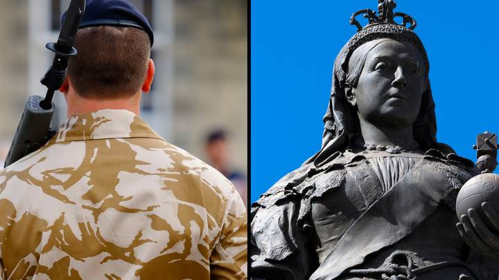 Drunk army cadet claimed 'Queen' told him to get on the p***