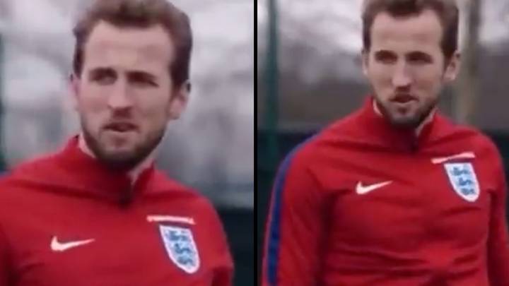 Harry Kane filmed comedy sketch of him skying an identical penalty before the World Cup