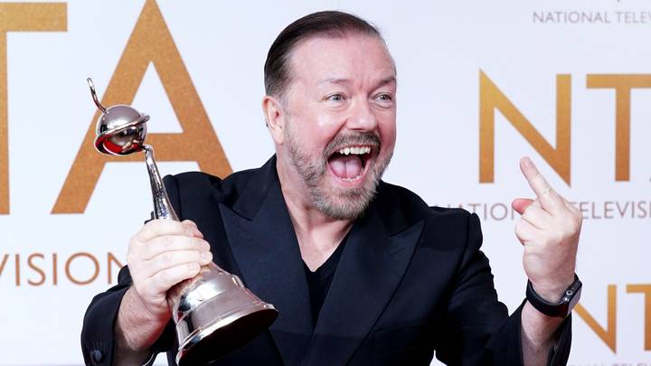 Ricky Gervais Says He's Going To 'Try And Get Cancelled' With New Stand-Up Show