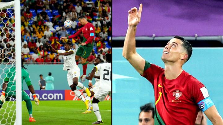 Cristiano Ronaldo becomes the first man in history to score at five different World Cups
