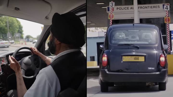 Lads pay taxi driver £8,000 who has never been abroad to drive out of the UK