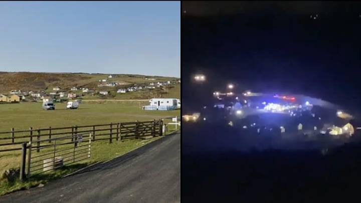 Tourists left seriously injured after car smashes into UK campsite