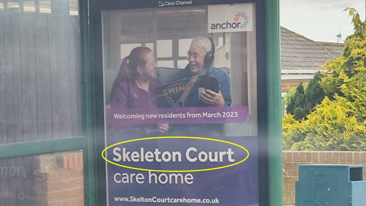 Care home forced to apologise after shocking spelling mistake on advert