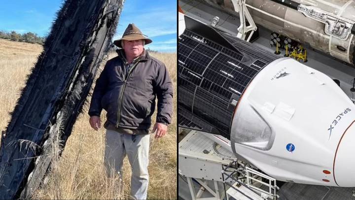 Huge Piece Of Elon Musk's Space Junk Smashes Onto Farmer's Property