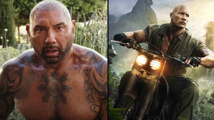 Dave Bautista says he never wanted to be the next Rock and instead just wants to be a ‘good f**king actor’