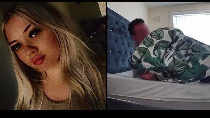 Mum horrified after tuning into home CCTV to find stranger sleeping in her bed