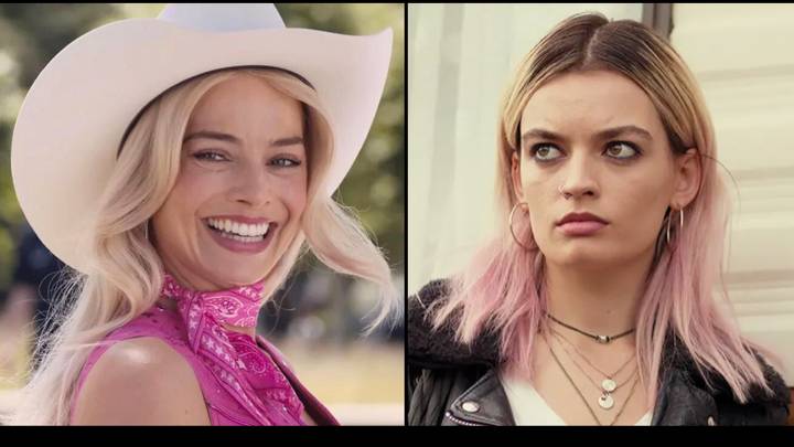 Barbie movie cut out a Margot Robbie and Emma Mackey doppelganger joke