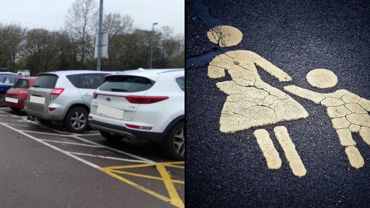 Motorist gets revenge on 'selfish' drivers using parent-and-child parking spots