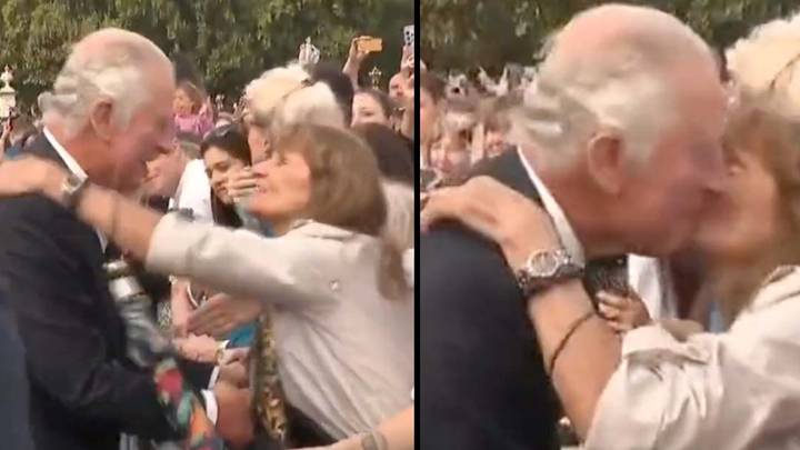 Woman who kissed King Charles at first public appearance since Queen’s death explains why she did it