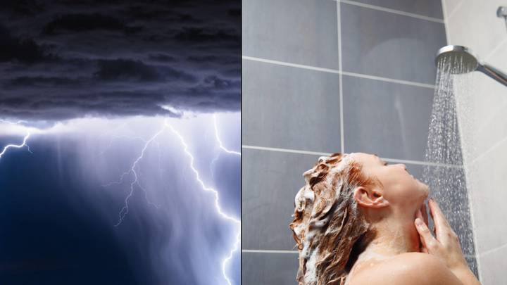 Scientist explains why you should never shower during a thunderstorm
