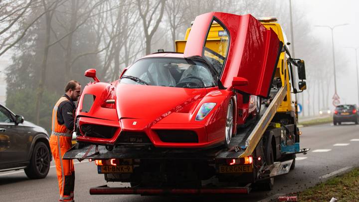 Mechanic Crashes £2.5 Million Ferrari On Way To Dealership