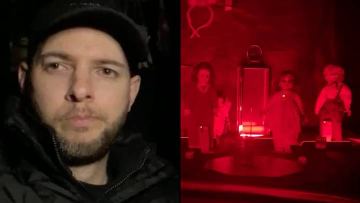 Ghost hunter left bloodied 'by violent spirit' after being 'attacked' on live stream