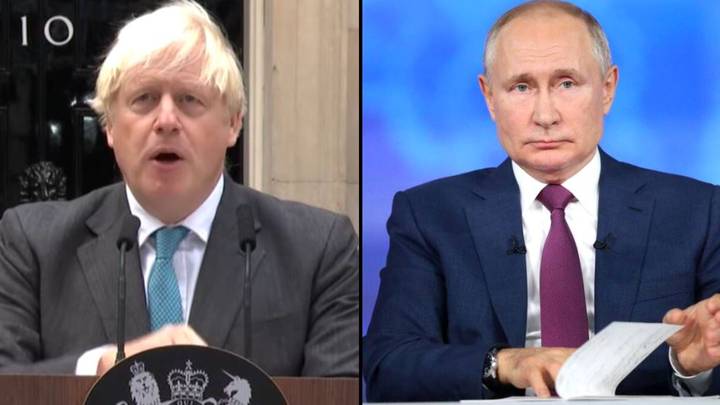 Boris Johnson sends warning to Putin in final speech as UK Prime Minister