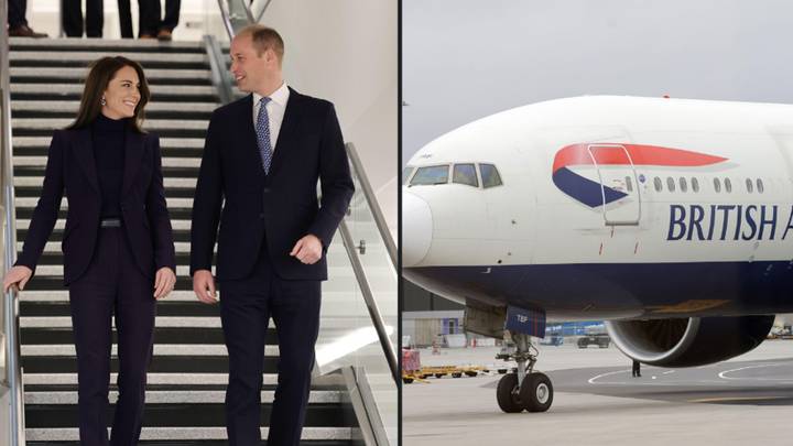Prince William and Kate Middleton praised for flying on a commercial plane for US trip