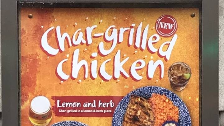 People Are Saying Wetherspoon's Chargrilled Chicken Advert Looks Very Familiar