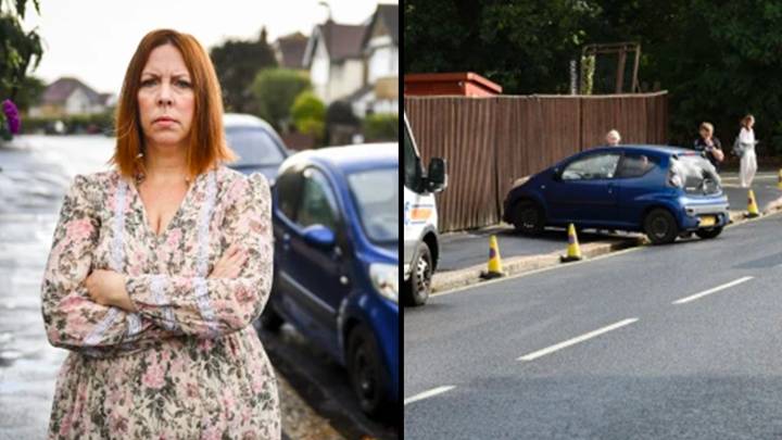 Furious mum parks car on pavement to stop 5G mast from being built