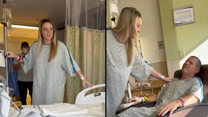 Dad bursts into tears after realising the person who donated him a kidney was his daughter