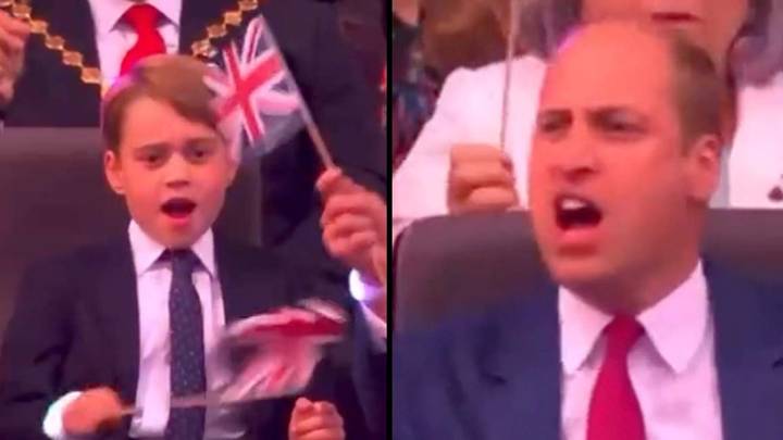 Prince George And Prince William Sing Along To Sweet Caroline At Jubilee Concert