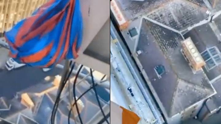 Workman Fired After Chucking Bag Of His S*** From A Crane