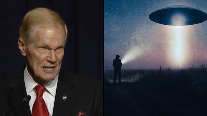 NASA boss admits they're actively 'looking for signs of life' at UFO press conference