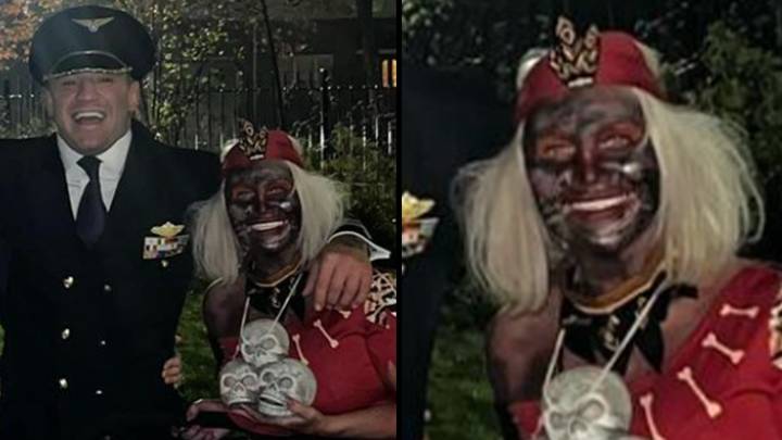 Conor McGregor slammed for sharing photo of mum with 'black face' for Halloween