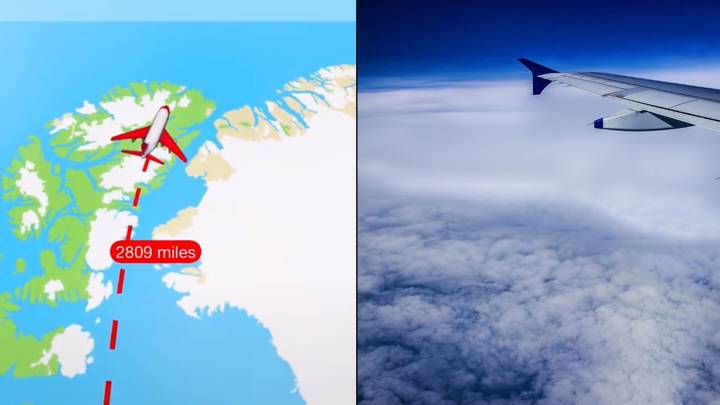 People are confused why the world's longest flight doesn't travel in a straight line