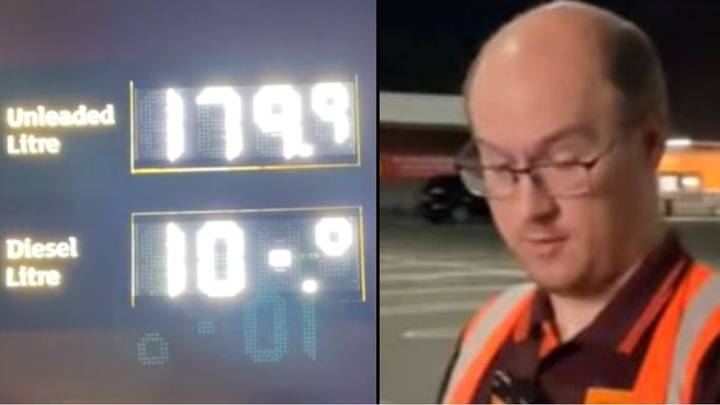 Man gobsmacked after finding out how they change the prices on petrol station boards