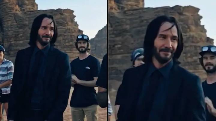Keanu Reeves emotionally thanks crew after filming last scene in John Wick 4