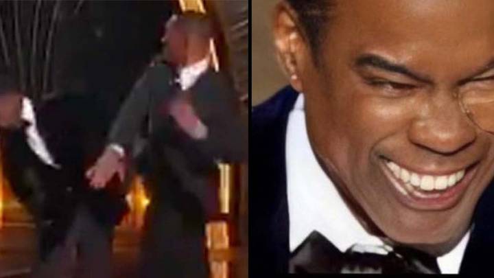 Conspiracy Theorists Are Claiming That Chris Rock Wore A Cheek Pad Before Will Smith Slapped Him