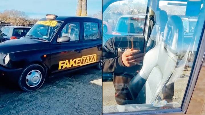 Guy who bought the Fake Taxi shows what the inside of it now looks like
