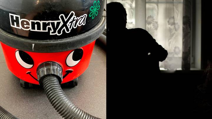 Retired Vicar Caught In The Act With A Henry Hoover