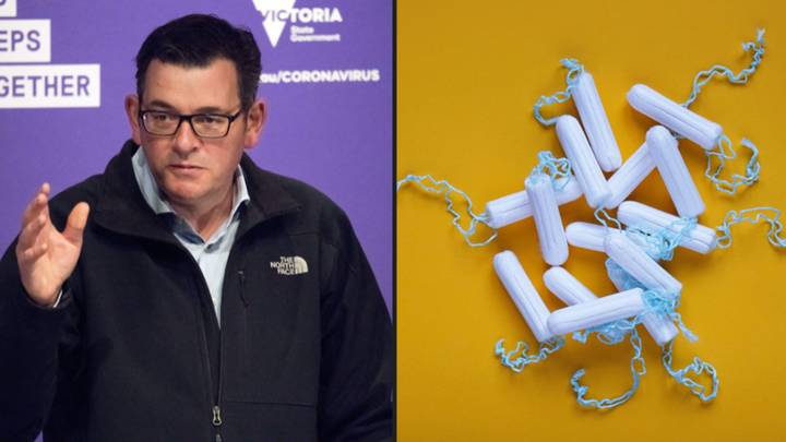 People are bizarrely angry that Daniel Andrews has announced Victoria will give out free tampons