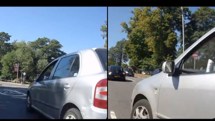 Cyclist filming collision with car while turning corner seriously divides motorists