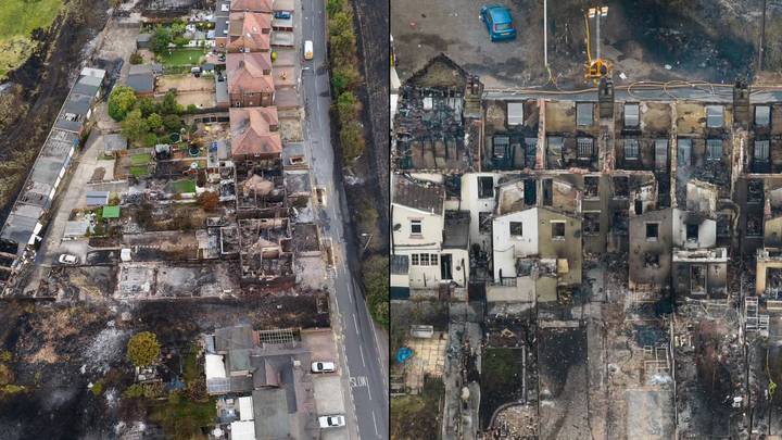 Devastating Aftermath Of Southern Wildfires That Destroyed Family Homes