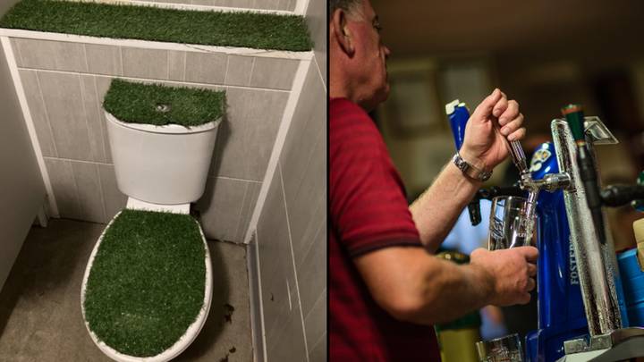 People Confused By Astro Turf Toilet Spotted In UK Pub