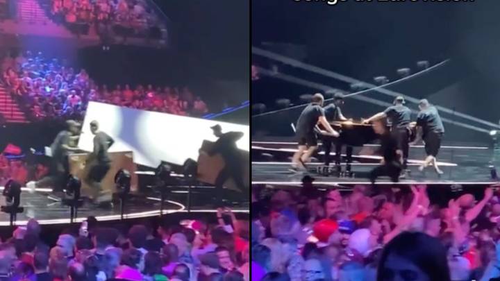 Behind the scenes footage shows just how crazy set changes are at Eurovision