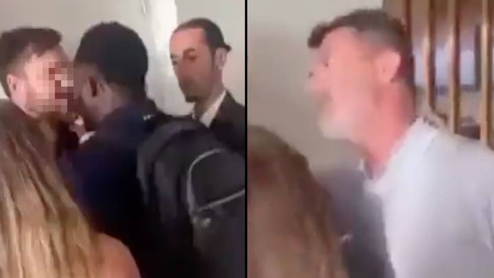 Man arrested after alleged headbutt on Roy Keane during confrontation with Sky Sports pundits