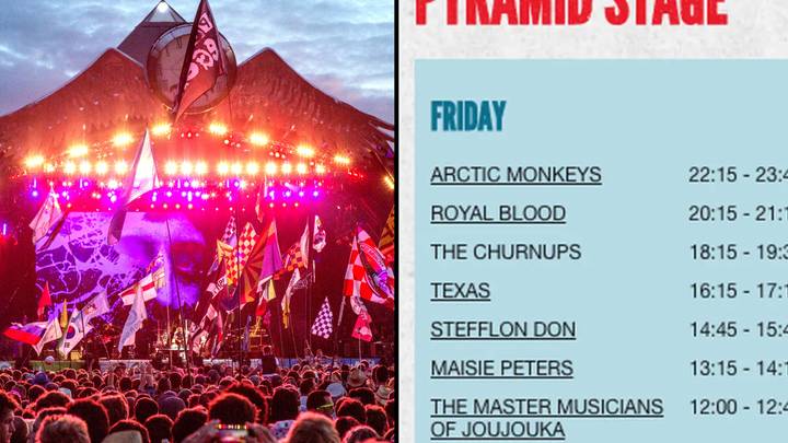 Glastonbury fans are trying to work out mystery of unknown band that's appeared on Pyramid Stage lineup