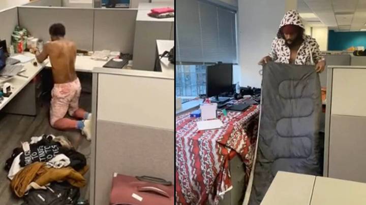 Man Sacked After Boss Catches Him Living In His Office Cubicle