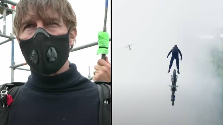 Tom Cruise performs death-defying stunt at 61