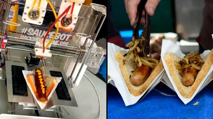 This Bunnings Sausage Sizzle Sauce Robot Is Blowing People’s Minds