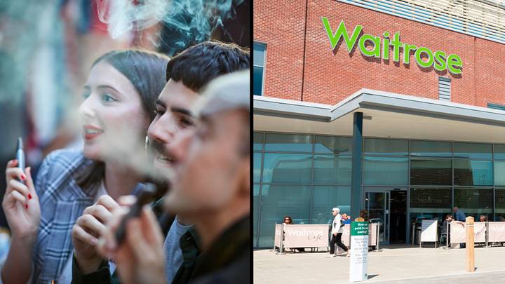 Waitrose to become first UK supermarket to stop selling single use vapes