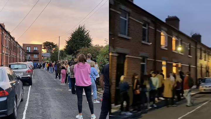 Hundreds queue for hours to view just one rental property